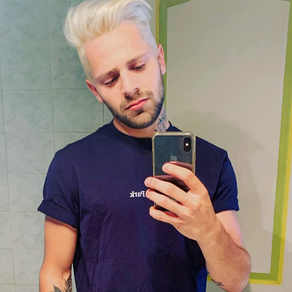 MANIC PANIC Virgin Snow Toner hair before treatment