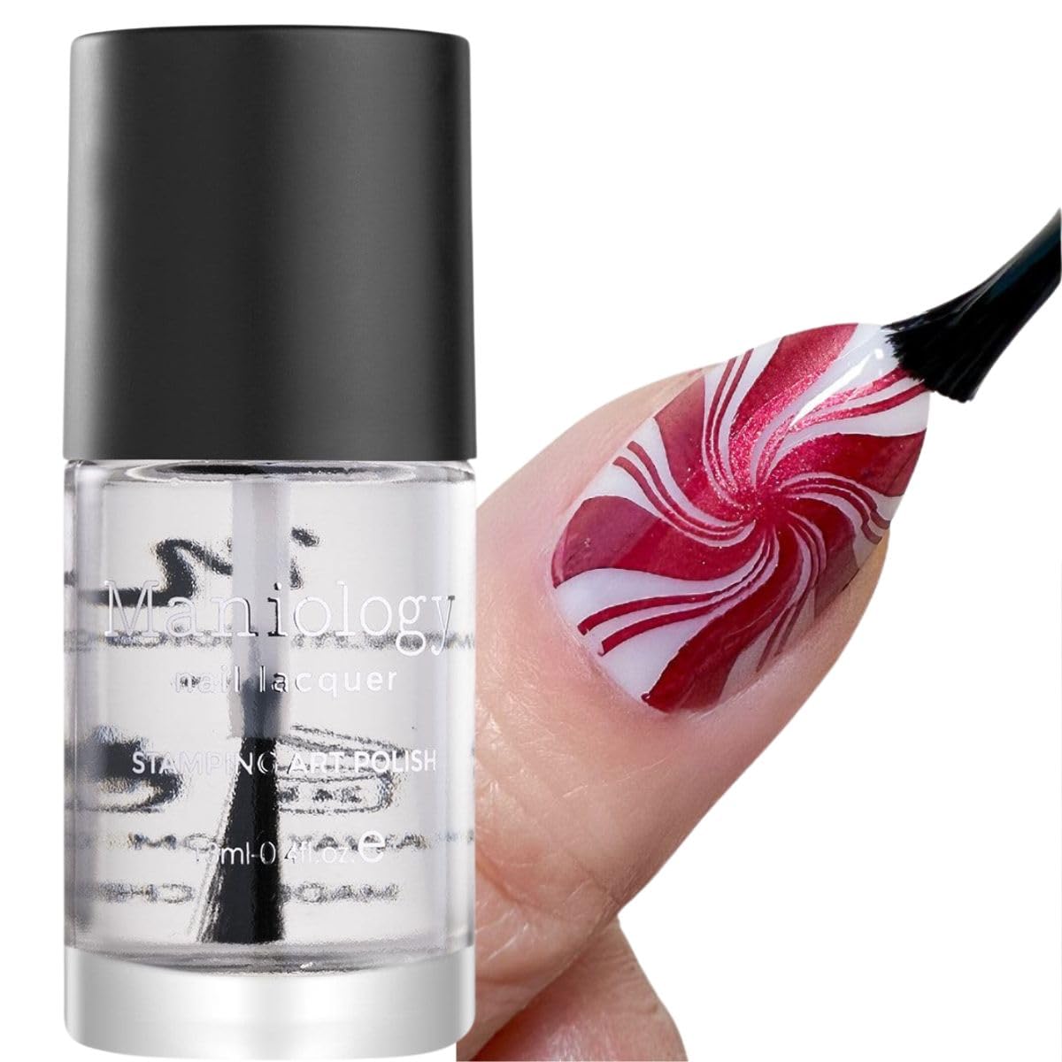 Maniology Capa sin Mancha Top Coat botella transparente para acabado limpio y duradero