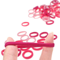 Manipepe gomas pelo rosa 23mm para peinados rápidos