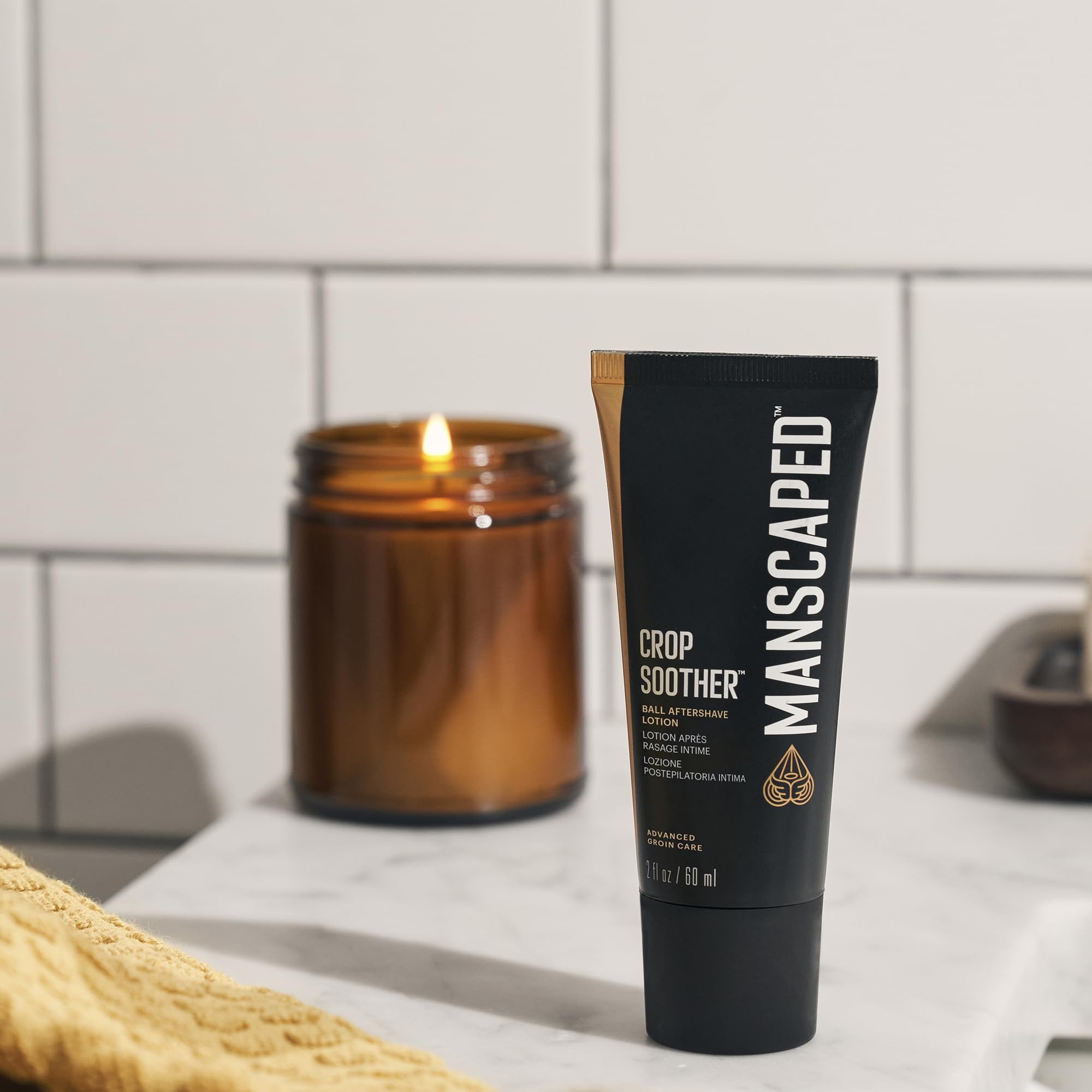 MANSCAPED Crop Soother, dermatológicamente probado para piel sensible.