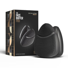 MANSCAPED The Face Buffer PRO con cabezal de silicona dual exfolia suavemente.