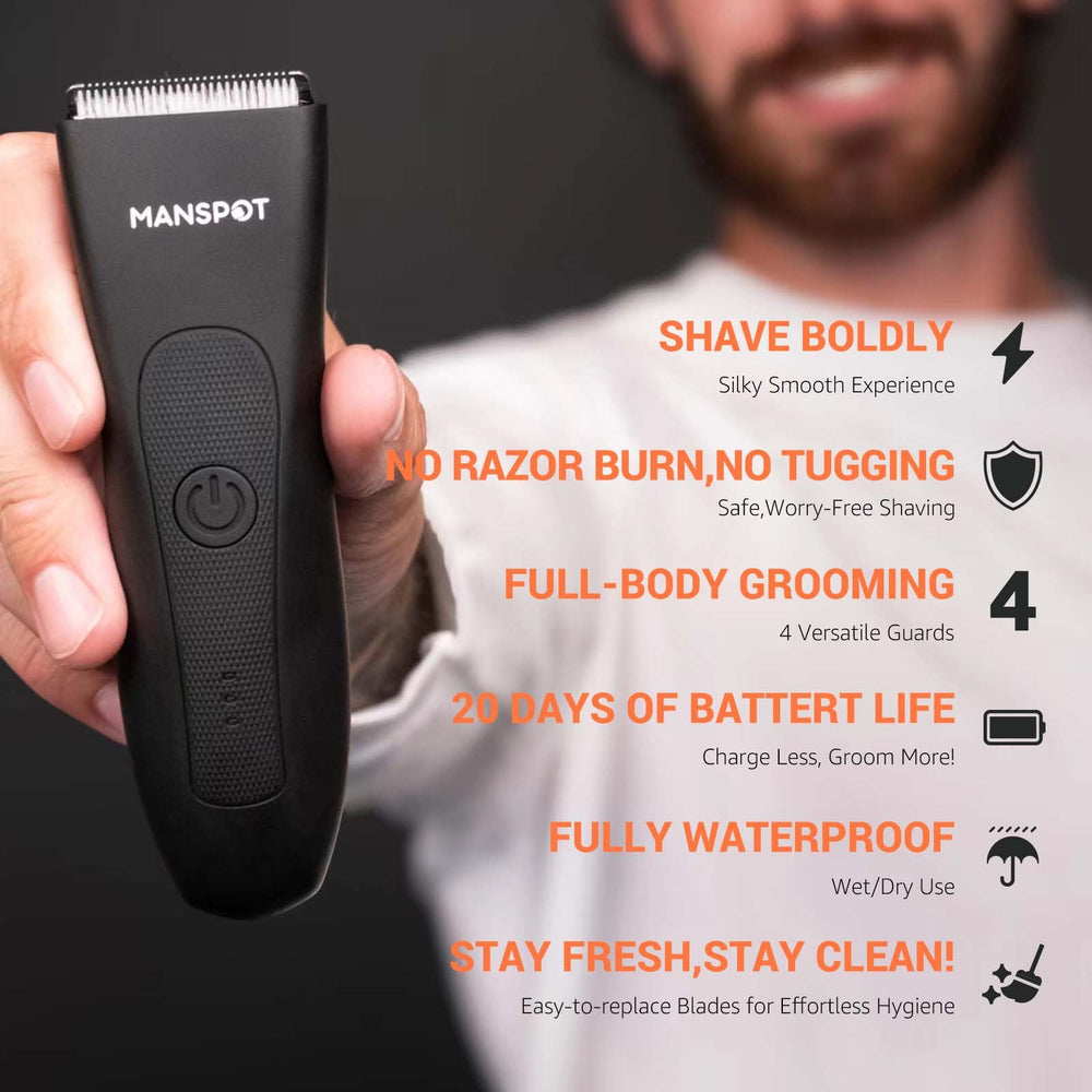 MANSPOT diseño ergonómico para un agarre estable durante el uso