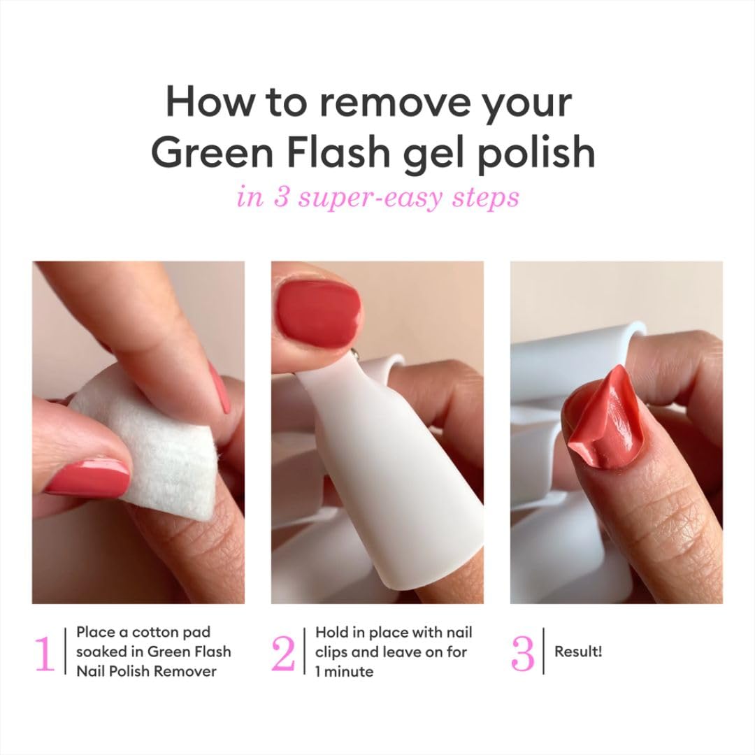 Fórmula sin acetona de Manucurist Green Flash remover para uñas suaves.