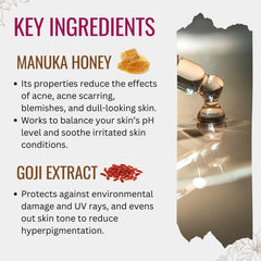 Sérum Manuka Lane miel de Manuka ilumina la piel con hidratación.