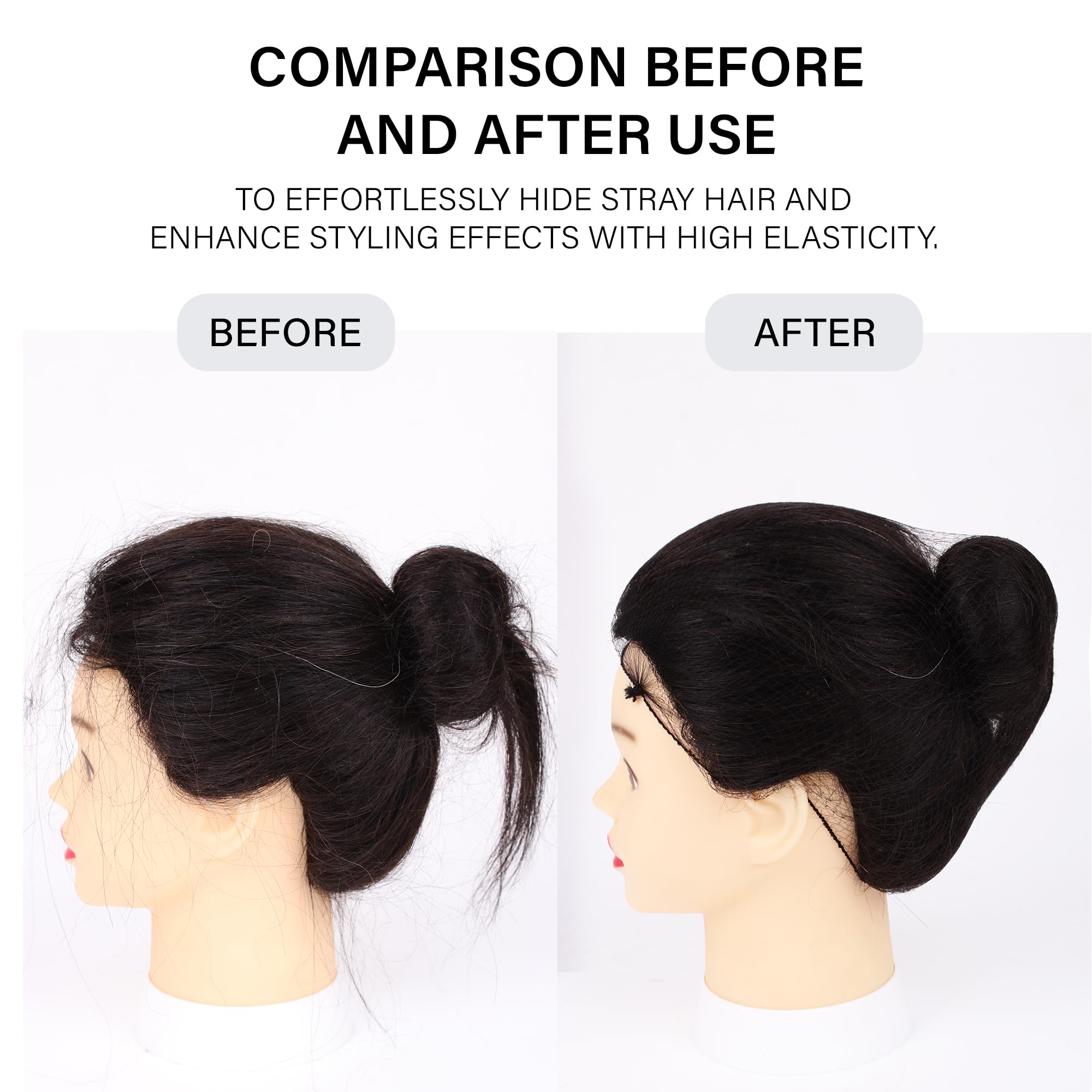 MaopaoBeauty horquillas para moño, 50 unidades, sujeción rápida y segura.