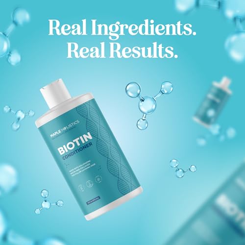 Maple Holistics Biotin Conditionneur — sans silicones pour démêlage facile et soin