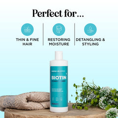 Maple Holistics Biotin Conditionneur — texture crèmeuse prête à nourrir les longueurs