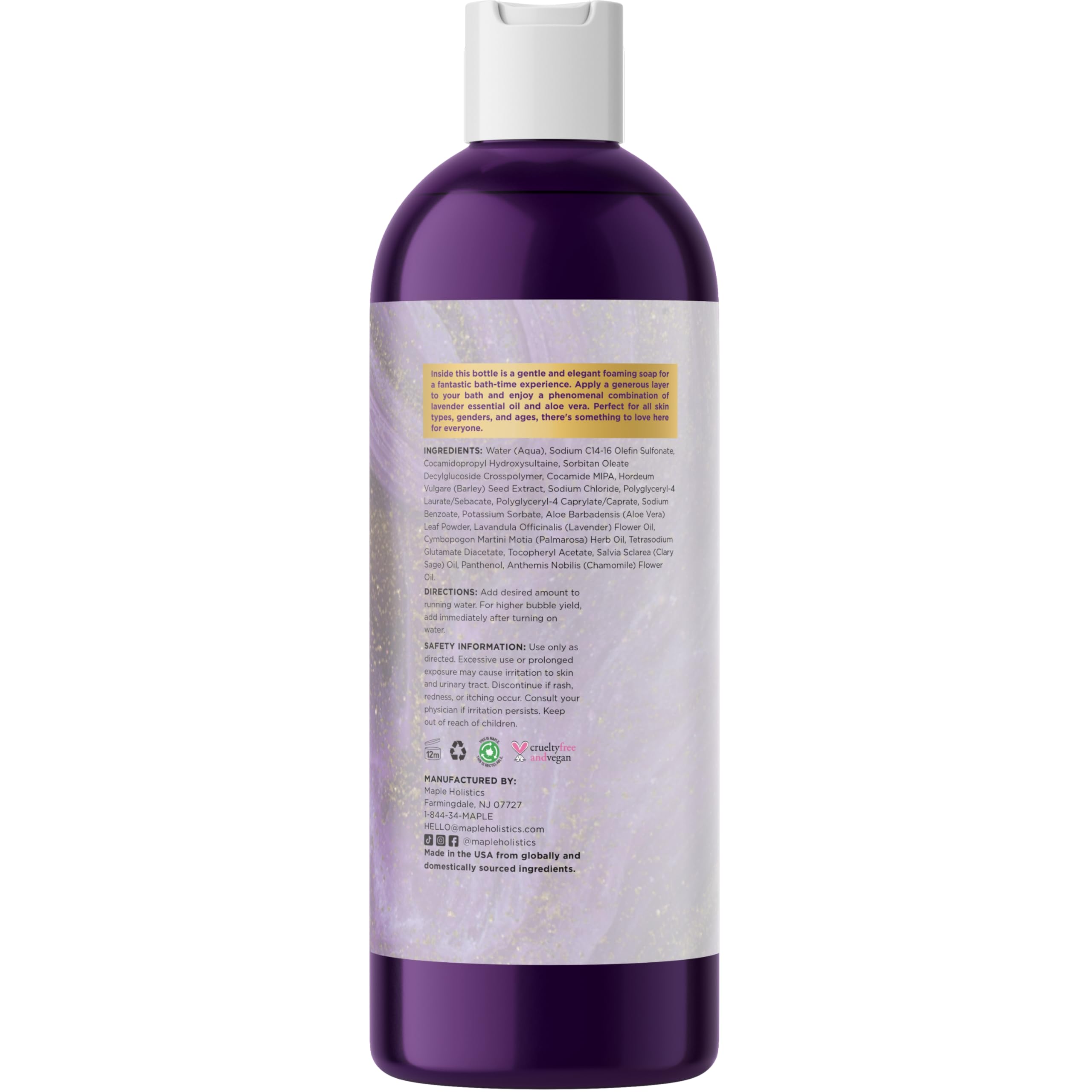 Maple Holistics: spa en casa, espuma aromática para autocuidado