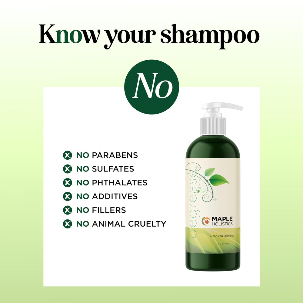 Maple Holistics Degrease aceite de limón, frescura para el cabello