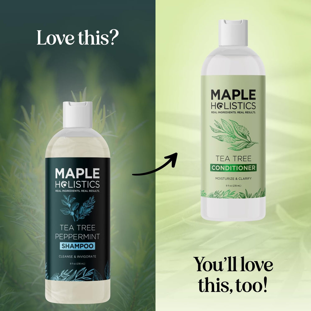 Maple Holistics Masaje suave en cuero cabelludo para limpieza suave