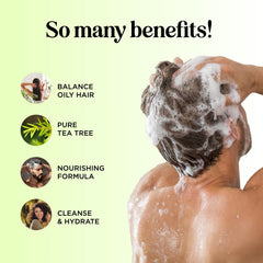 Maple Holistics Tea Tree Conditioner tube shown for gentle cleansing and nourishment