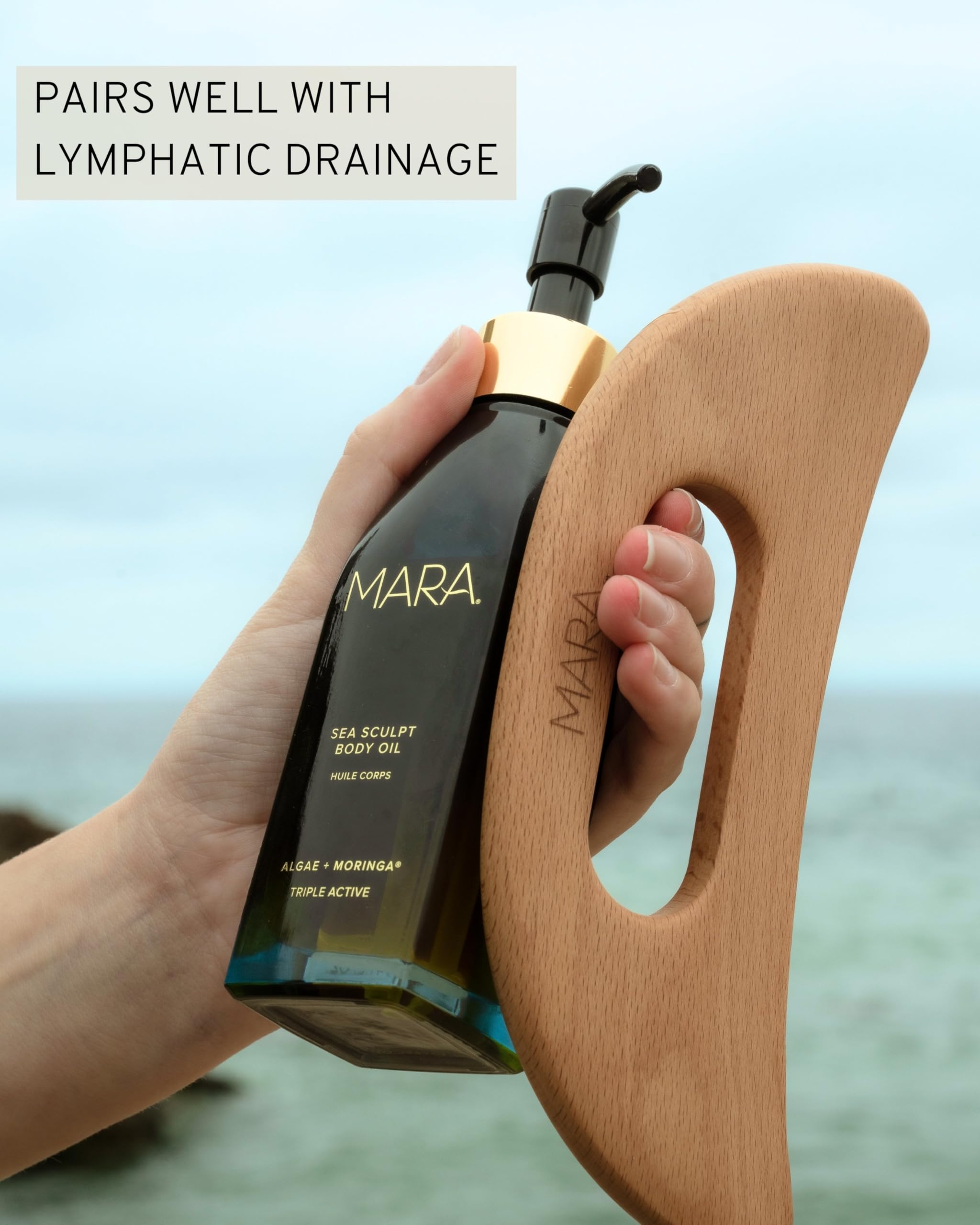 MARA Sea Sculpt, enfoque en la apariencia de celulitis y contorno suave.