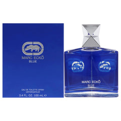 Marc Ecko Blue: diseño de empaque moderno para presencia diaria
