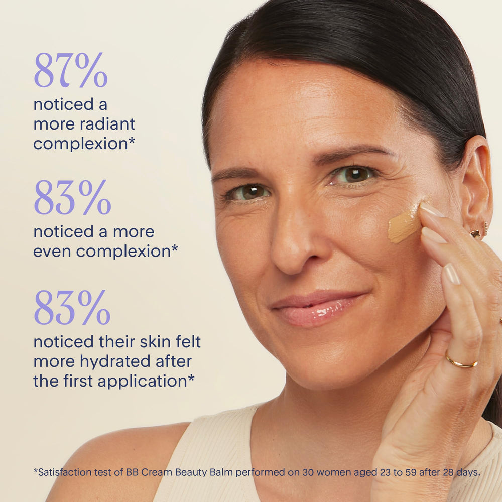 Marcelle BB Cream Golden Glow, envase práctico para retoques diarios.