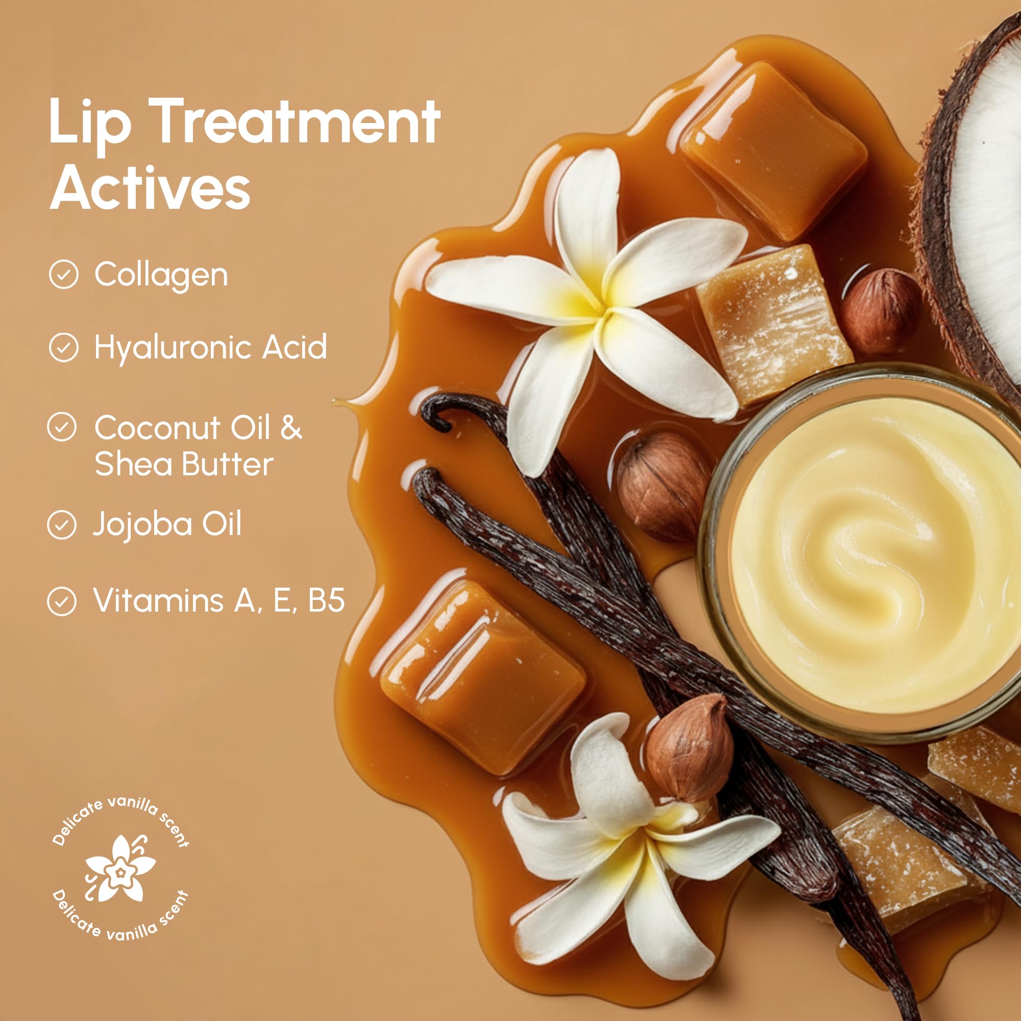 MAREE Collagen and hyaluronic acid blend close-up for supple lips