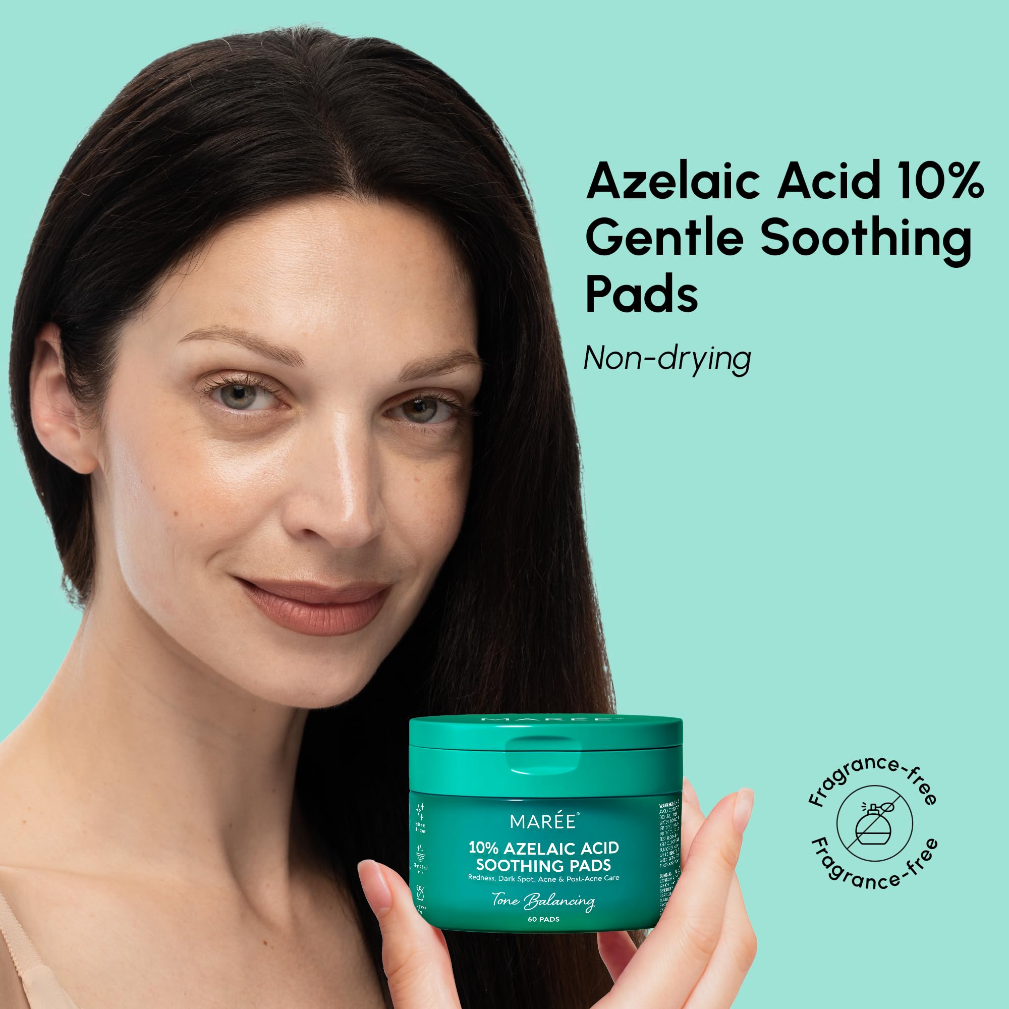 MAREE Pads glicolico exfoliante: mejora la textura y tono diario.