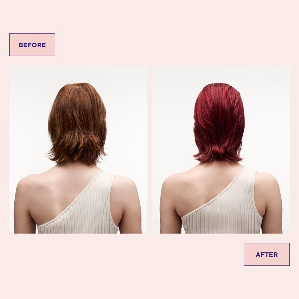 Maria Nila Colour Refresh Bright Red, masque cheveux: nourrissant et teintant.