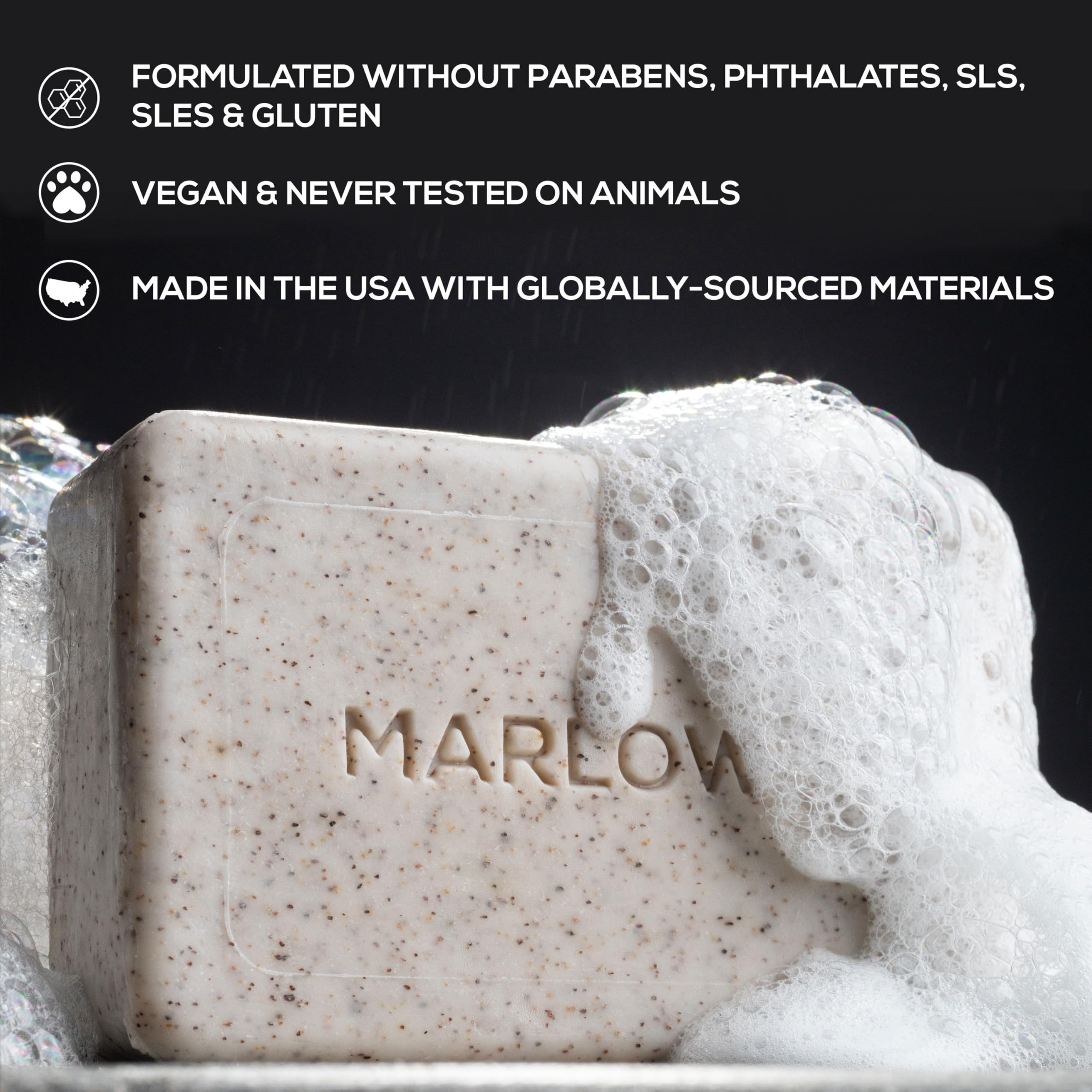 MARLOWE No. 102: granulos exfoliantes de albaricoque para limpieza suave.