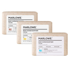 MARLOWE No. 102: jabón exfoliante para cuerpo con tres fragancias para piel suave.