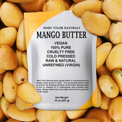 Mary Tylor Naturals envase reutilizable para manteca de mango, fácil de almacenar