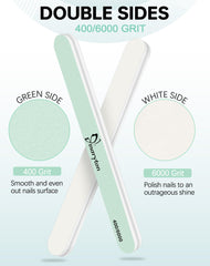 Maryton buffer smooths the nail surface for even natural shine