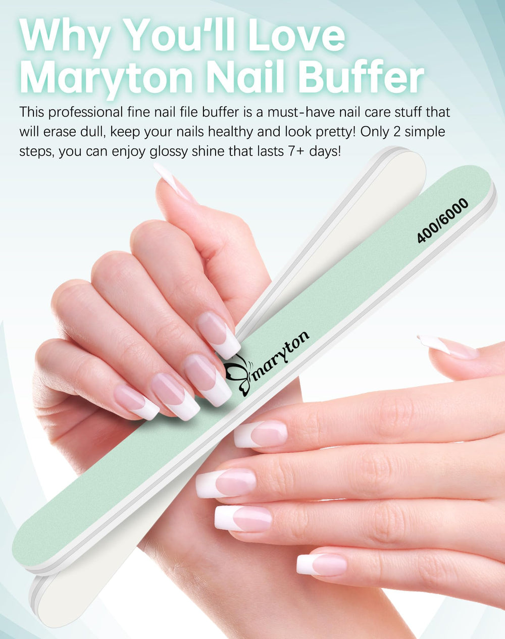 Maryton buffer white 6000 grit for a glass-like shine