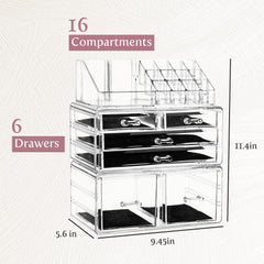 Masirs organizador cosméticos, diseño modular para adaptar el espacio de tu escritorio.