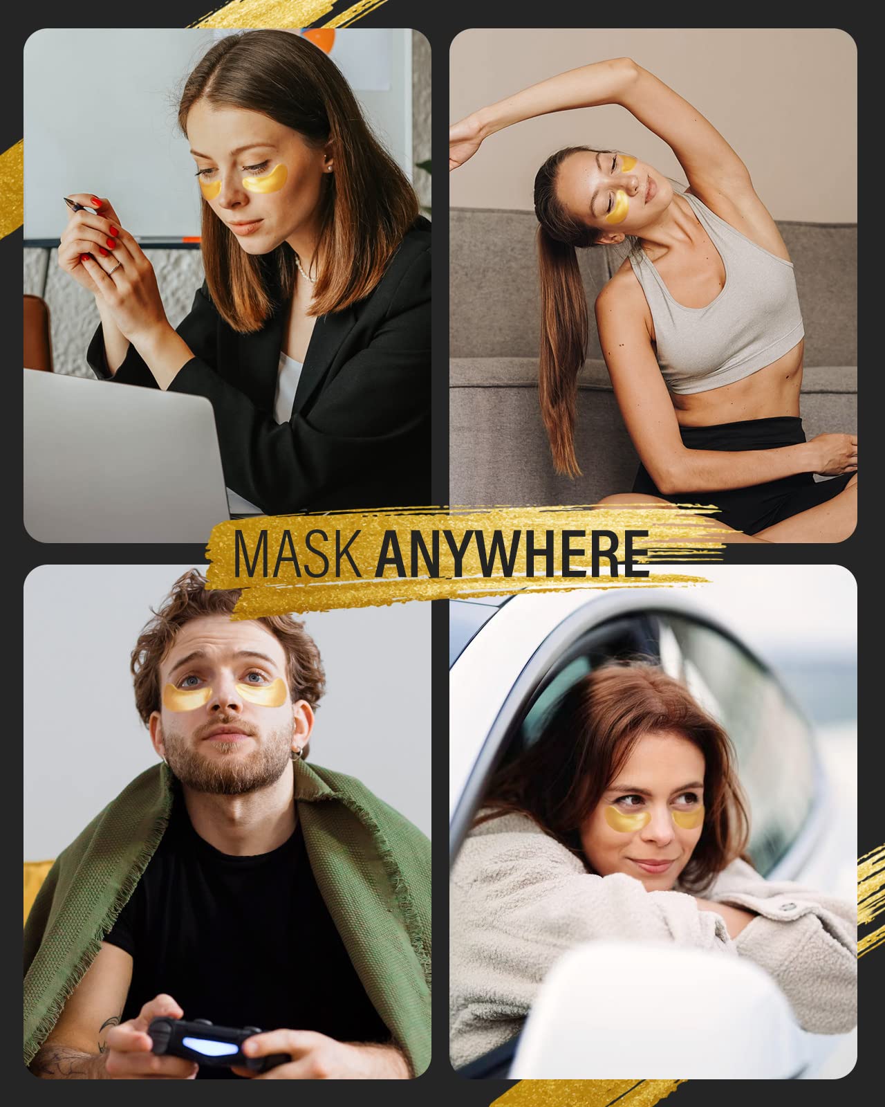 Maskiss efecto anti-edad suave gracias al oro 24k.
