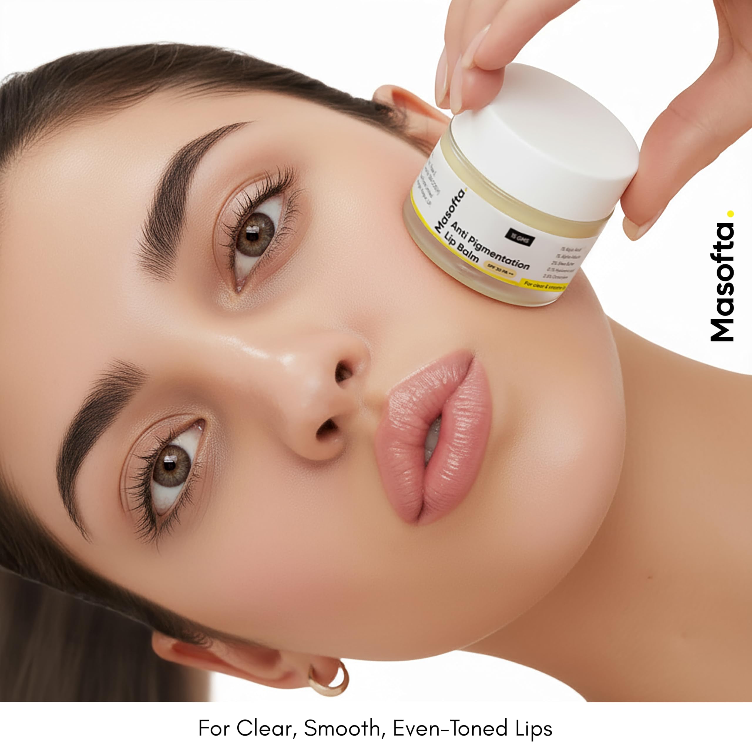 Masofta Balsamo Labios, uso diario fácil en cualquier lugar.