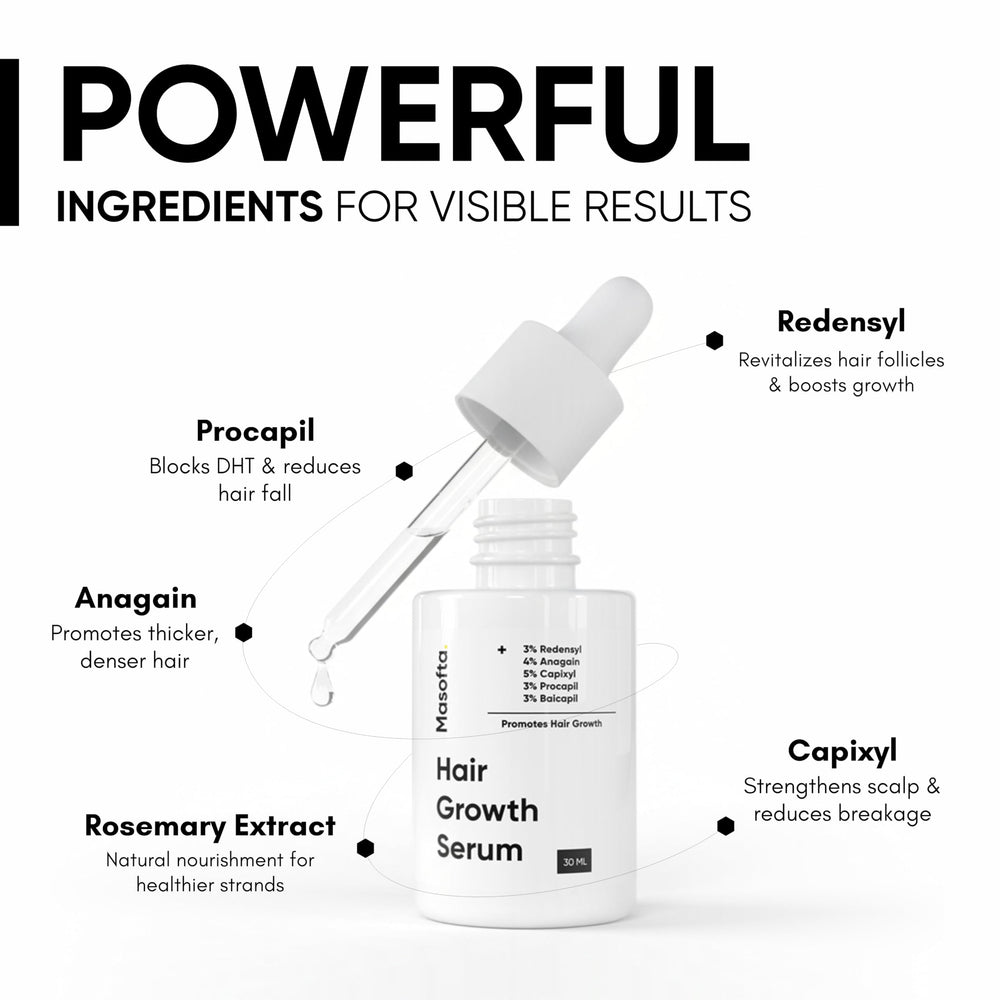 Masofta Serum control caída capilar para cabello estable