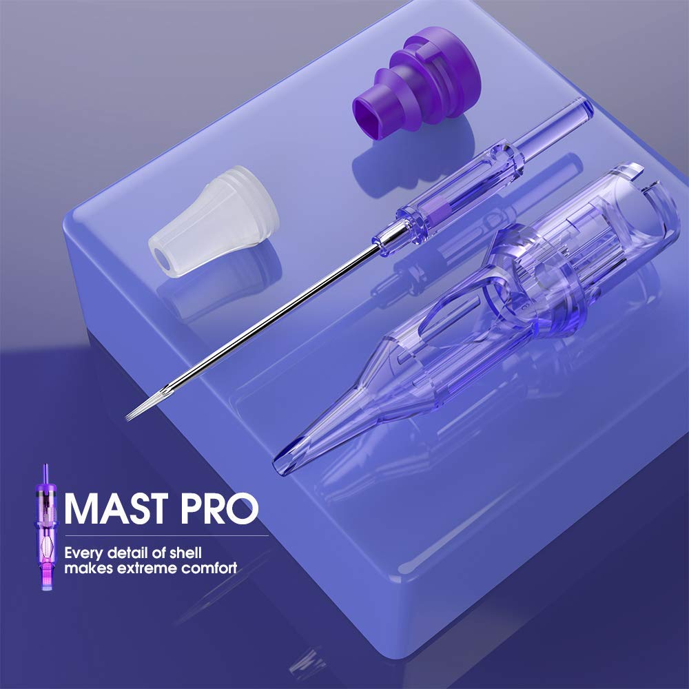 Mast Tattoo Mast Pro SMP flujo de tinta optimizado para pigmentación uniforme.