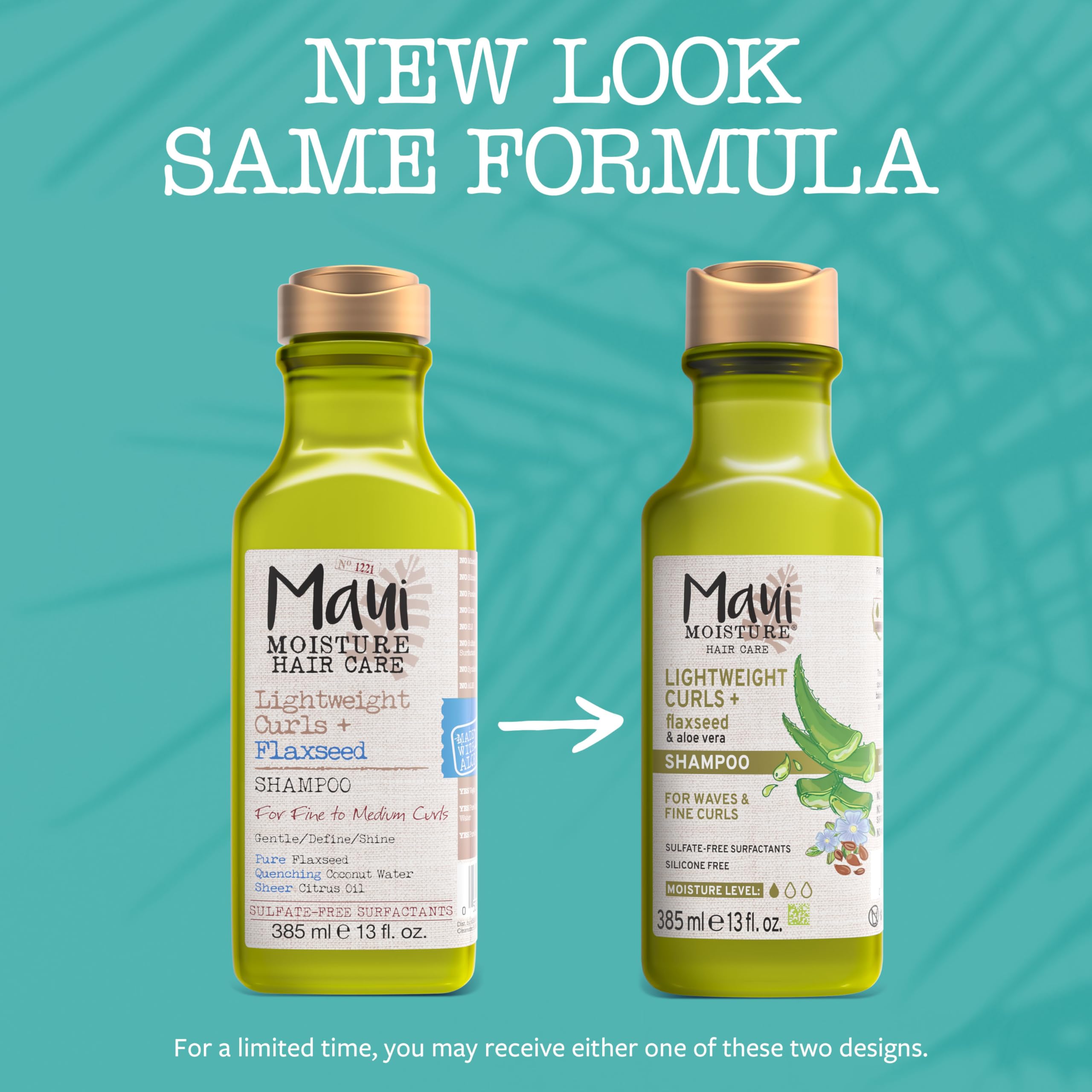 Maui Moisture champú aloe vera aporta hidratación sin peso para rizos.