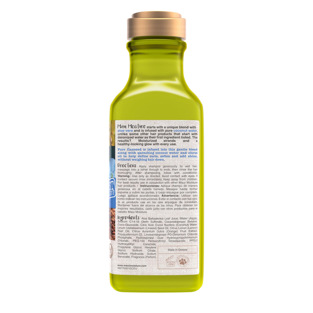 Maui Moisture champú sin siliconas para cabello ligero y saludable.