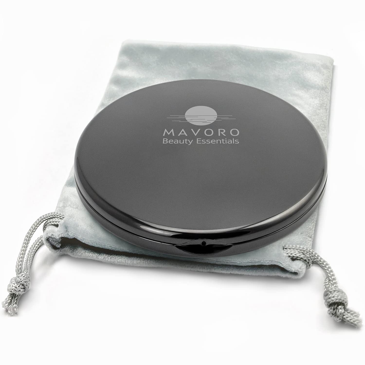 Mavoro Espejo compacto de doble cara para retoques rápidos en bolso