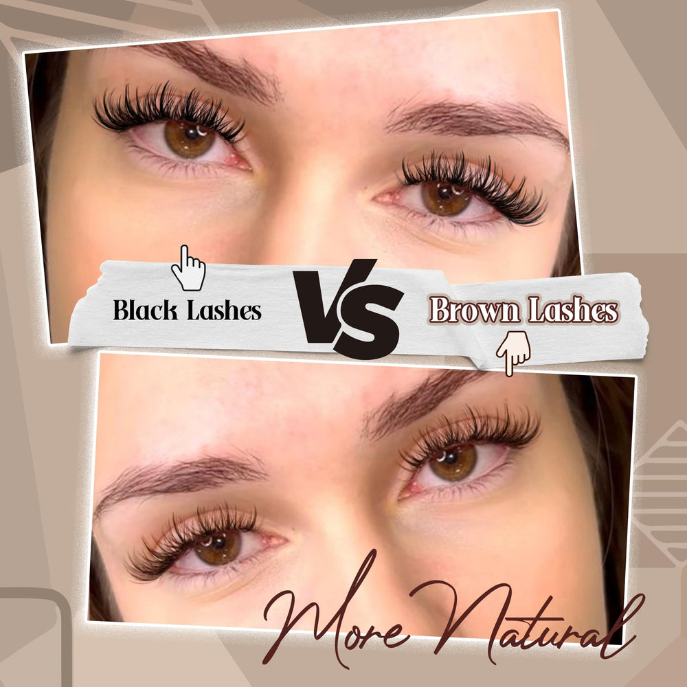 Mavphnee easy-application cluster lashes for quick enhancement.