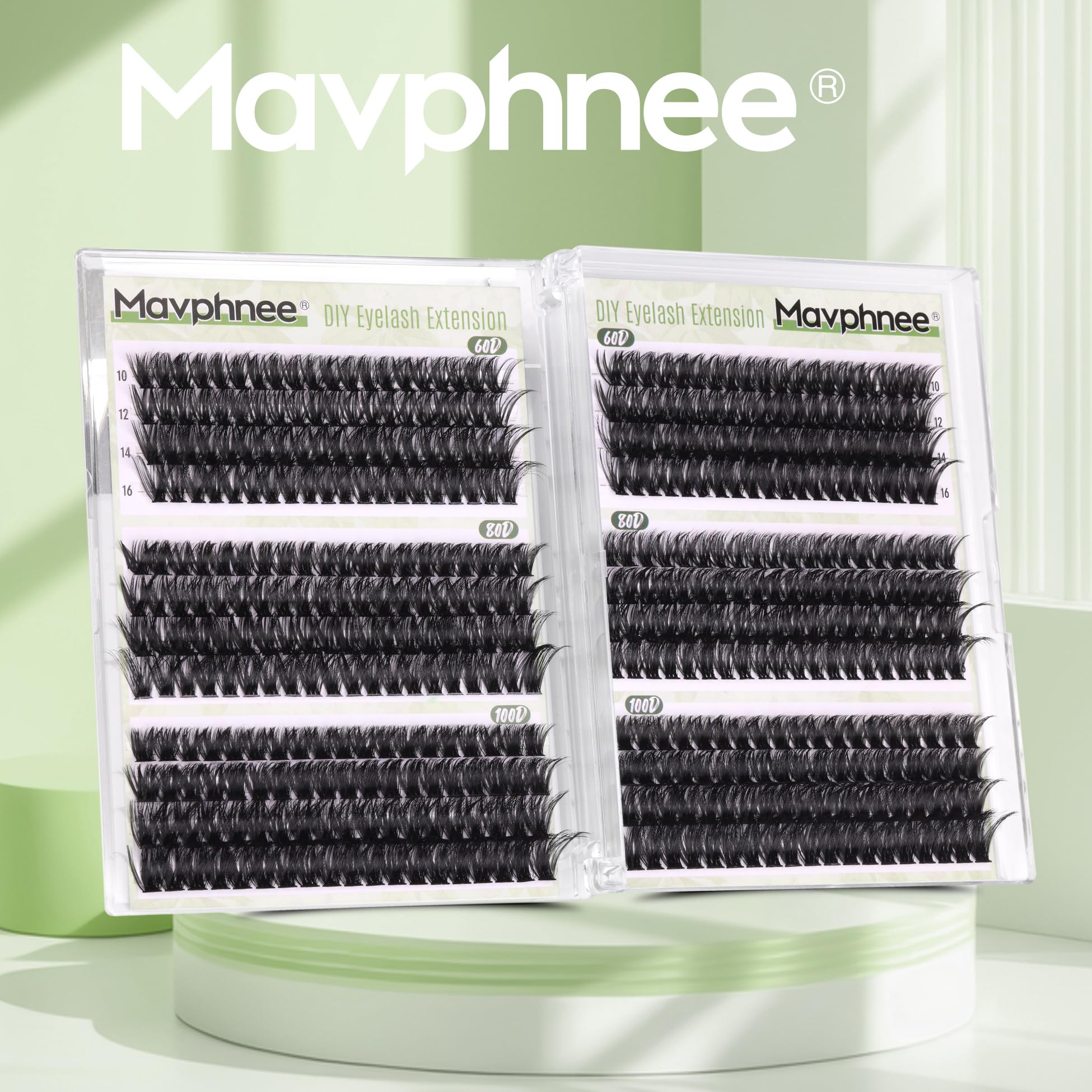 Efecto volumen Mavphnee con rizado D para realzar ojos.