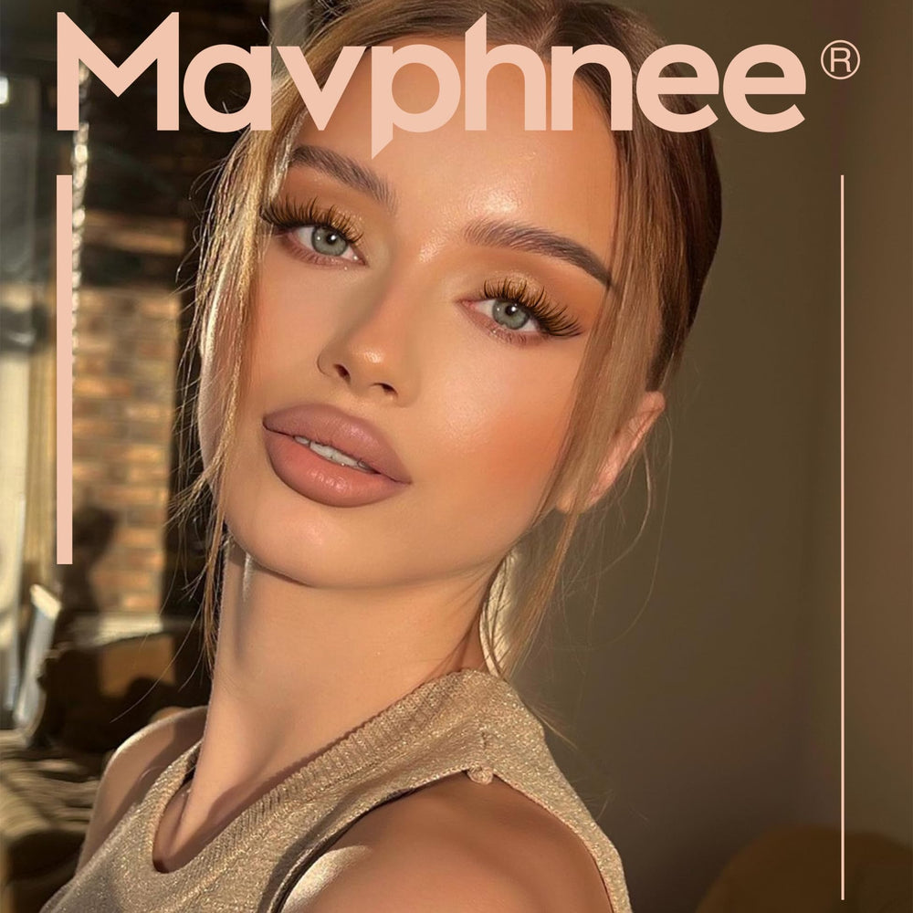 Mavphnee lightweight comfort lash clusters for all-day wear.