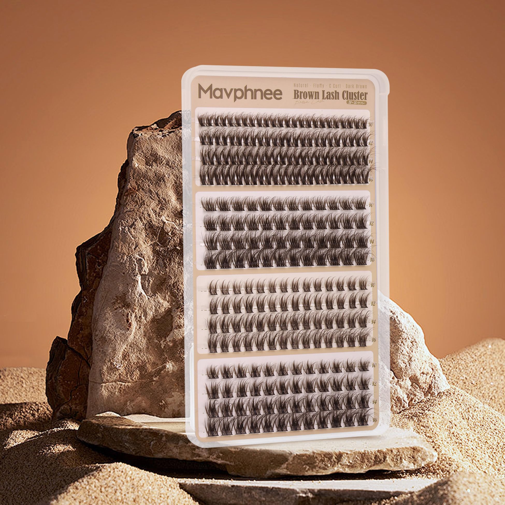 Mavphnee clúster marrón 3D para volumen realista.
