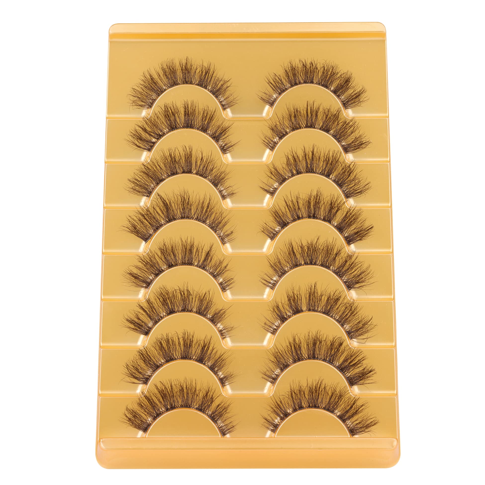 Pestañas Mavphnee Marrones aptas para rituales de belleza cotidianos