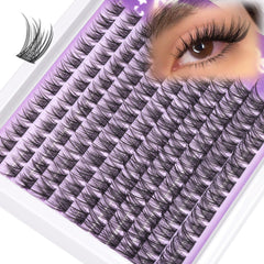 Mavphnee racimos de pestañas con efecto pluma para look suave y natural.