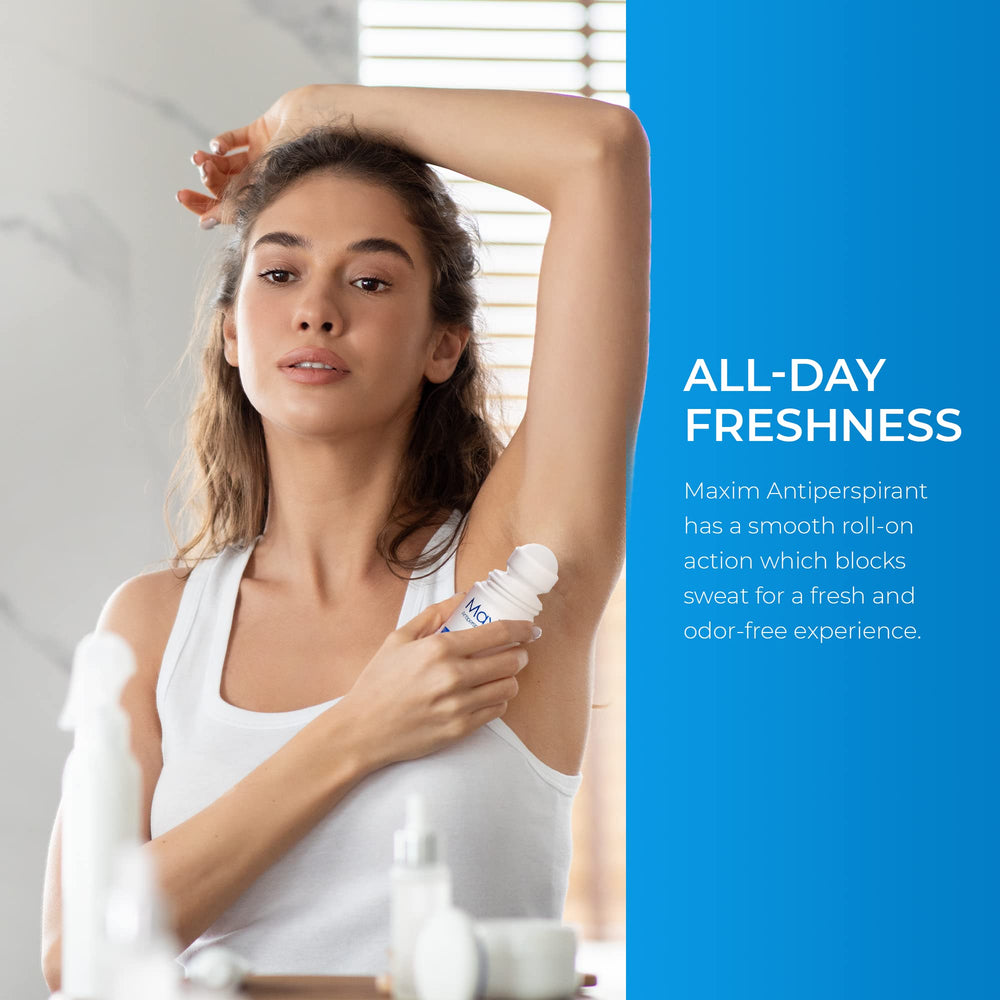 MAXIM dermatológicamente probado sin perfume para axilas sensibles