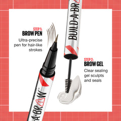 Maybelline Build-A-Brow lasts up to 24 hours with waterproof performance.