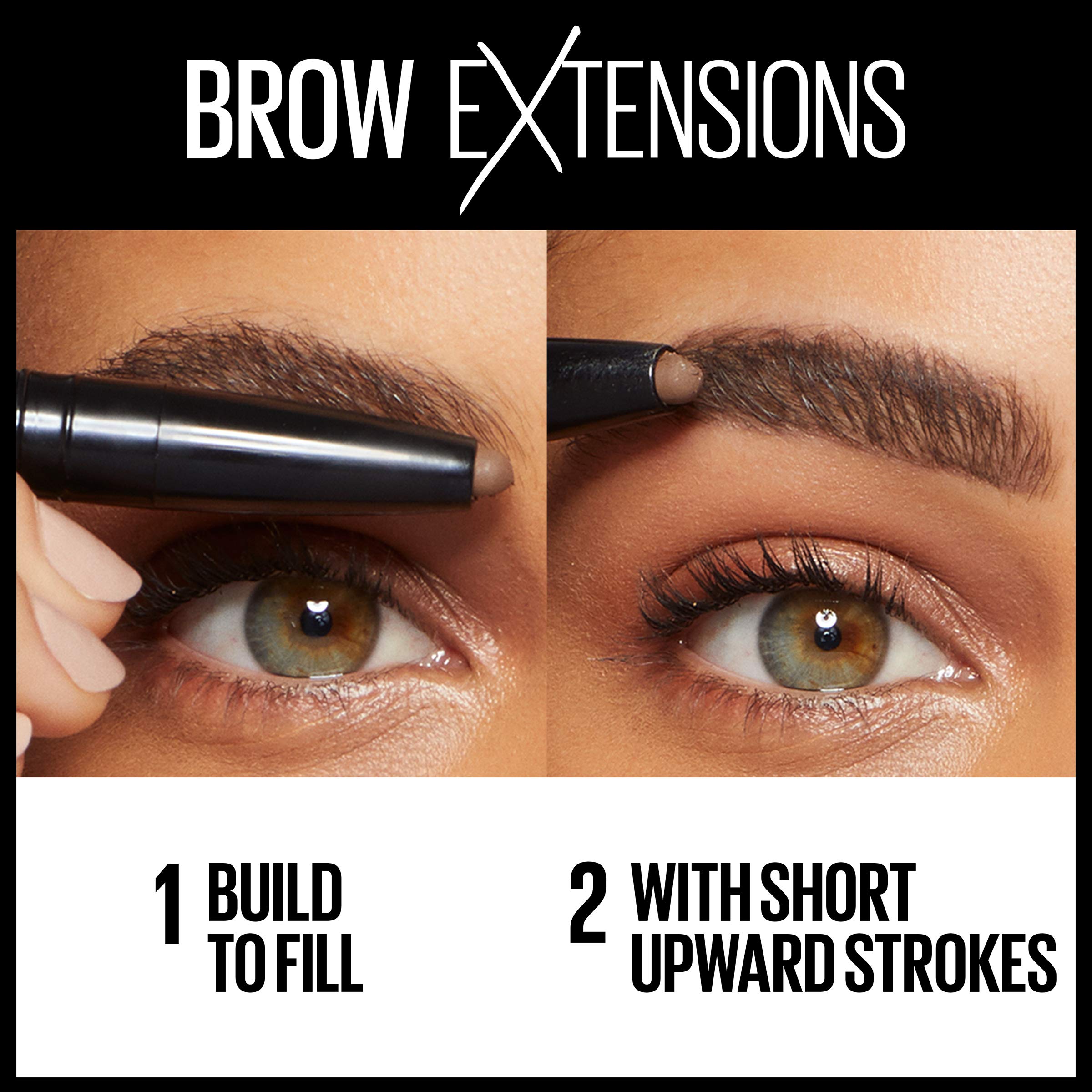Maybelline Extensiones de cejas: aplicación rápida y fijación duradera