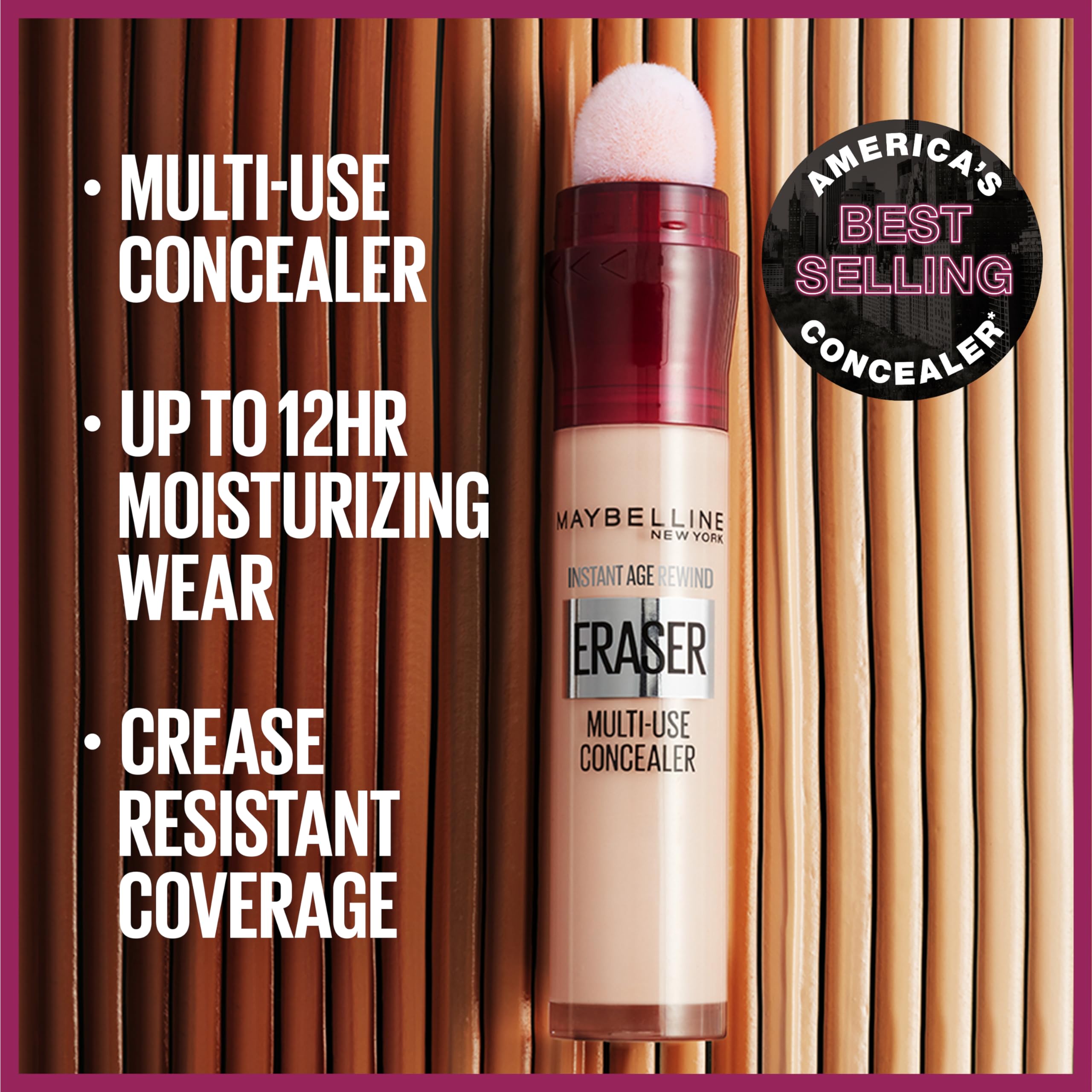 Corrector Maybelline de alta cobertura para ojeras.