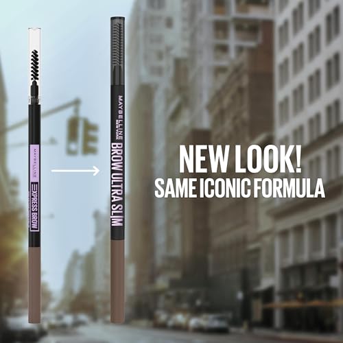 Maybelline Express Brow Ultra Slim con cepillo integrado para peinar y difuminar