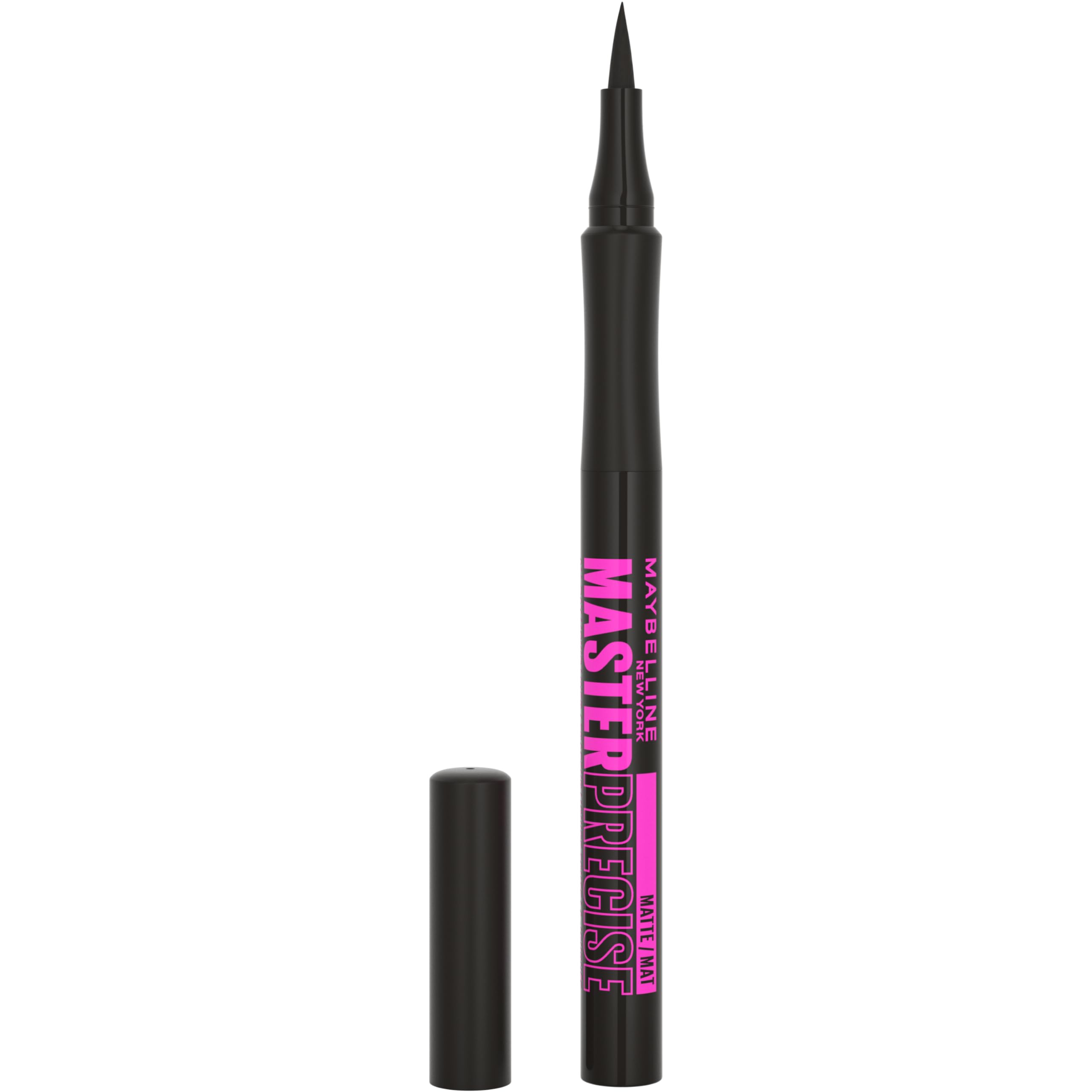 Delineador Maybelline Eyestudio Master Precise negro mate para líneas definidas todo el día