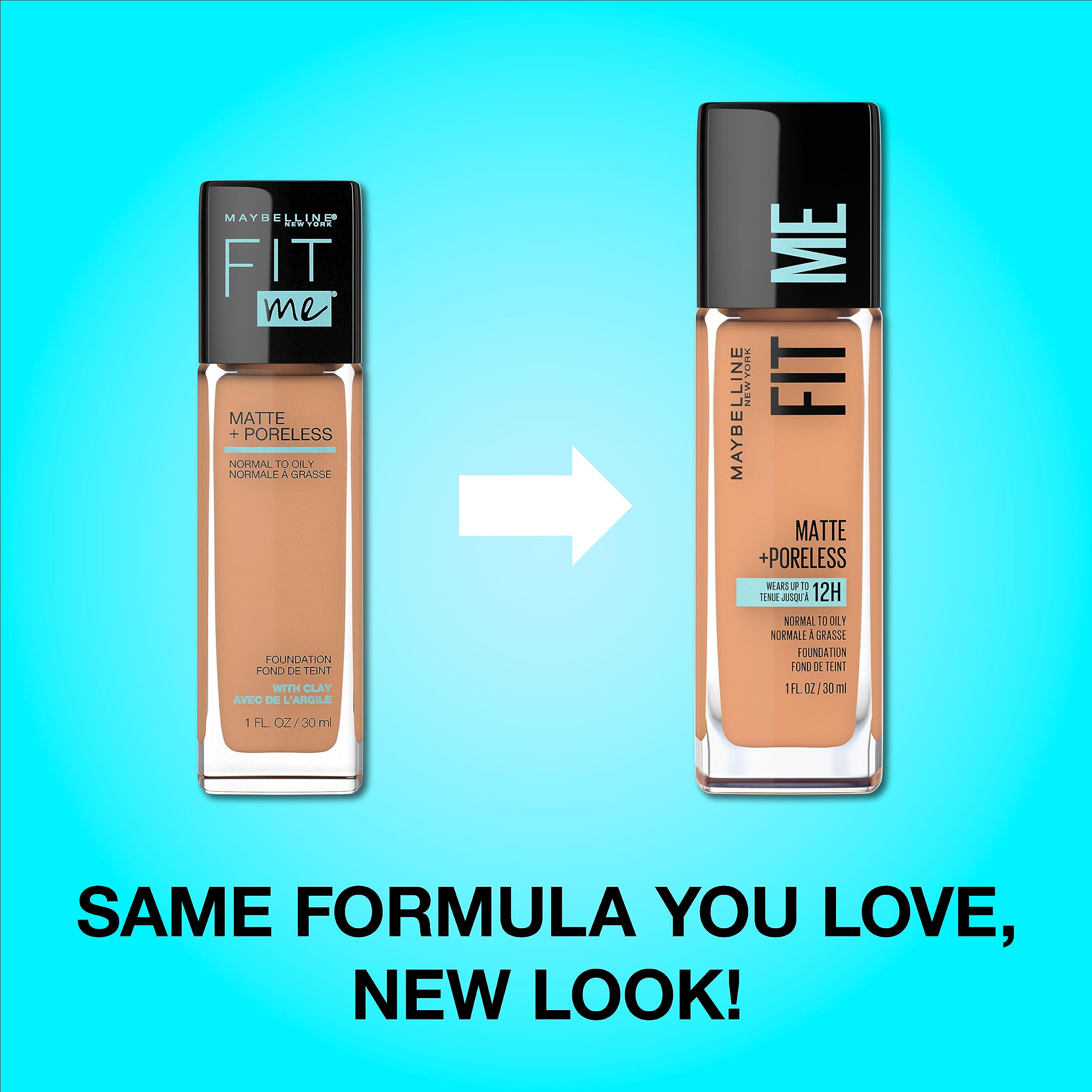 Maybelline Fit Me aplicada con dedos, textura suave y cobertura progresiva.