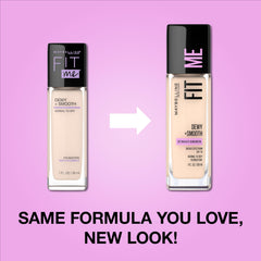 Textura líquida de Maybelline Fit Me para un acabado natural