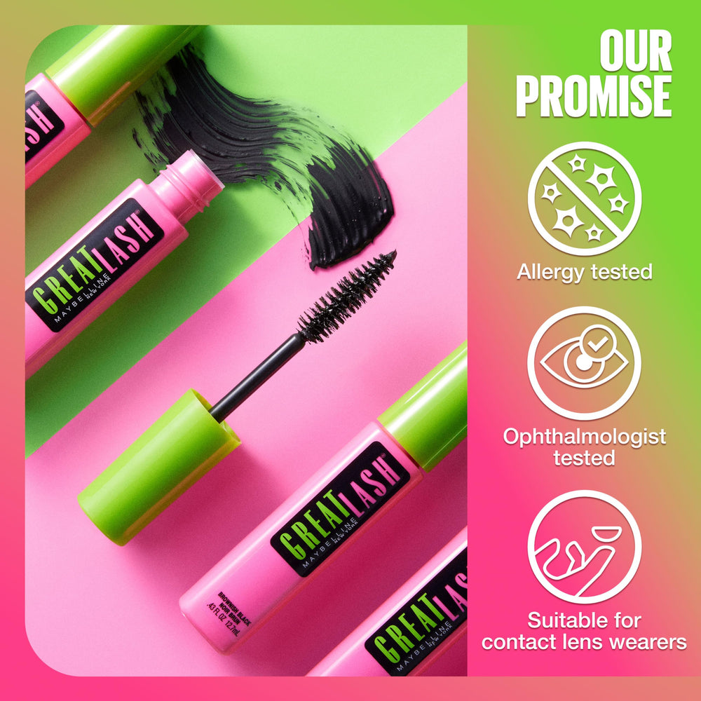 Maybelline Great Lash Lots of Lashes: envase ergonómico para uso diario.