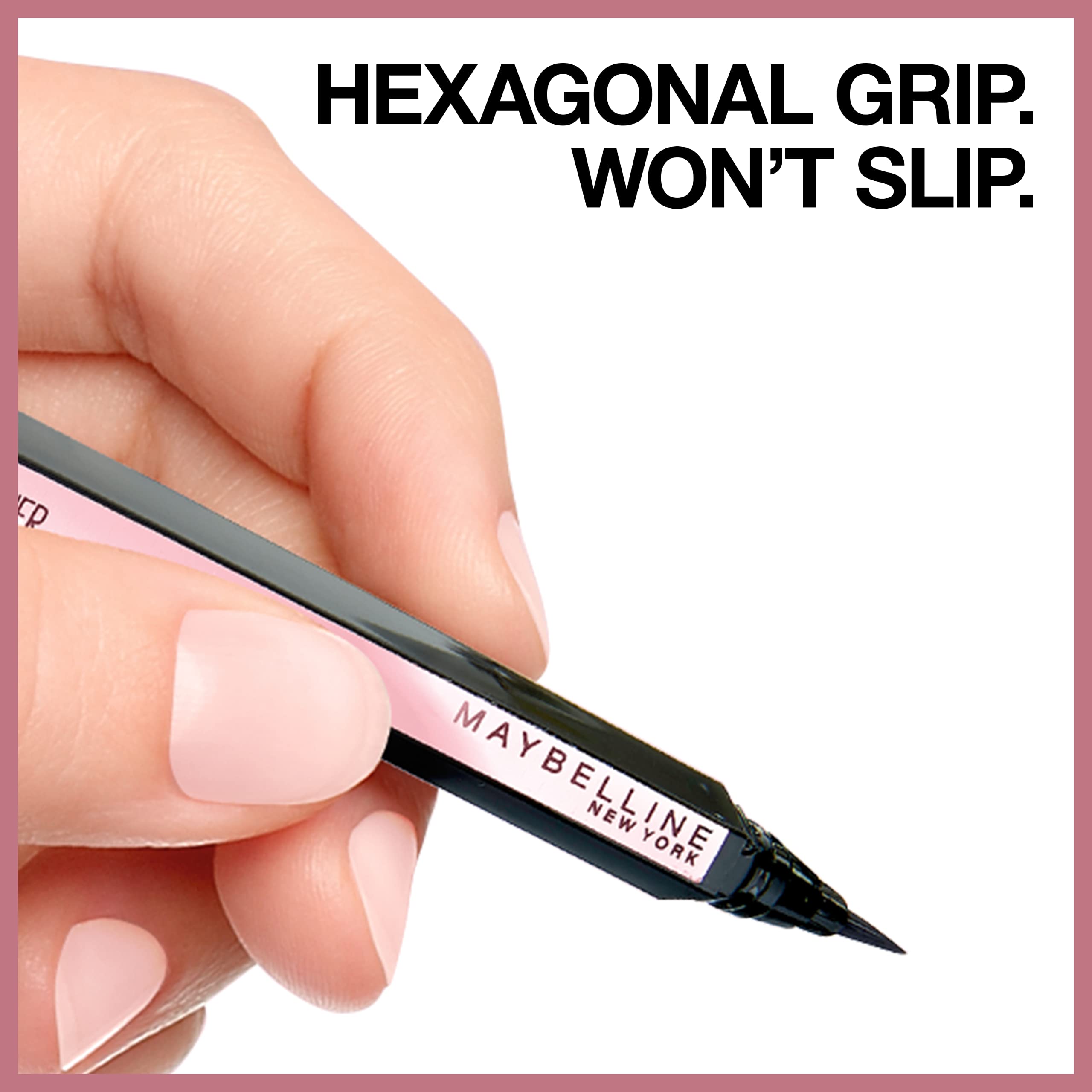 Detalle de punta flexible MAYBELLINE Hyper Easy para delineado limpio